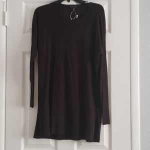 Eileen Fisher Tencel Ribbed Stretch Hi-Low Tunic